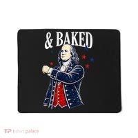 Funny Shake And Bake 4th Of July Couple Matching Mousepad thumb 0