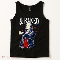 Funny Shake And Bake 4th Of July Couple Matching Tank Top thumb 2