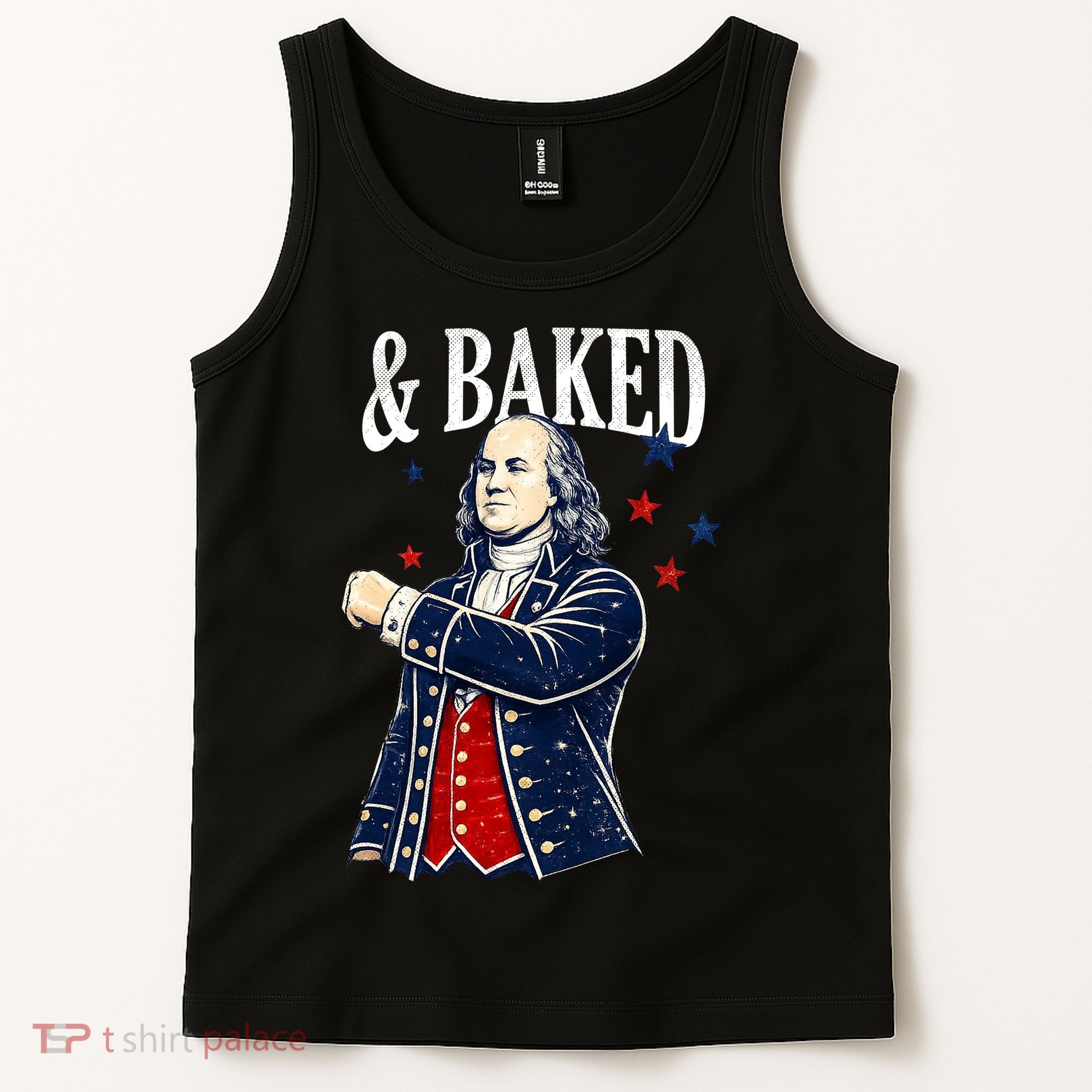 Funny Shake And Bake 4th Of July Couple Matching Tank Top