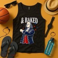 Funny Shake And Bake 4th Of July Couple Matching Tank Top thumb 4
