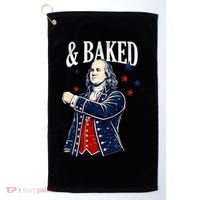 Funny Shake And Bake 4th Of July Couple Matching Golf Towel thumb 0