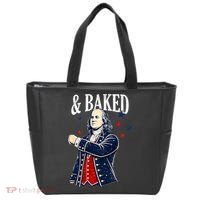 Funny Shake And Bake 4th Of July Couple Matching Tote Bag thumb 0