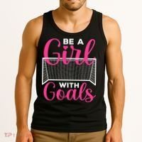 Funny Soccer Art For Soccer Lovers Players Tank Top thumb 3