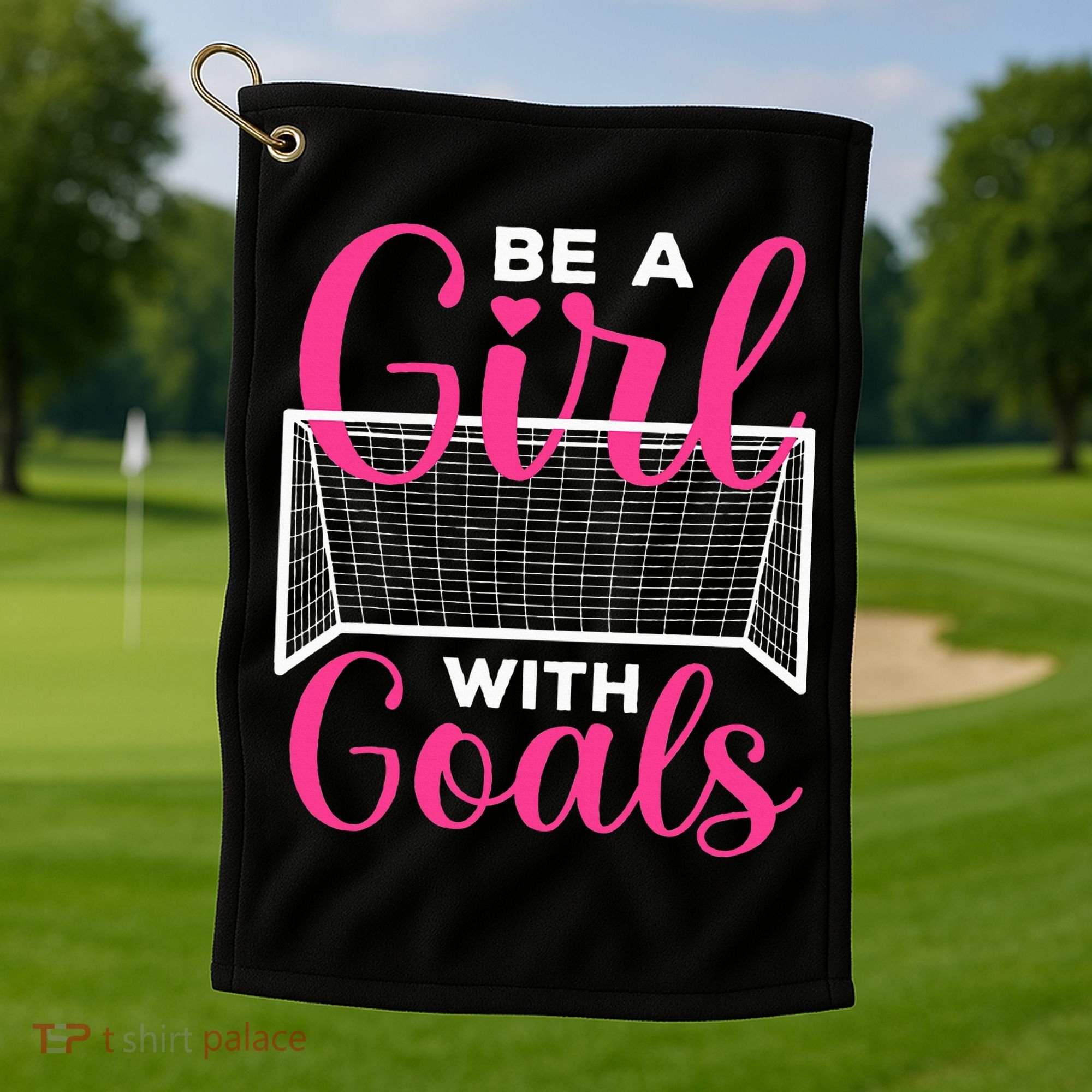Funny Soccer Art For Soccer Lovers Players Golf Towel