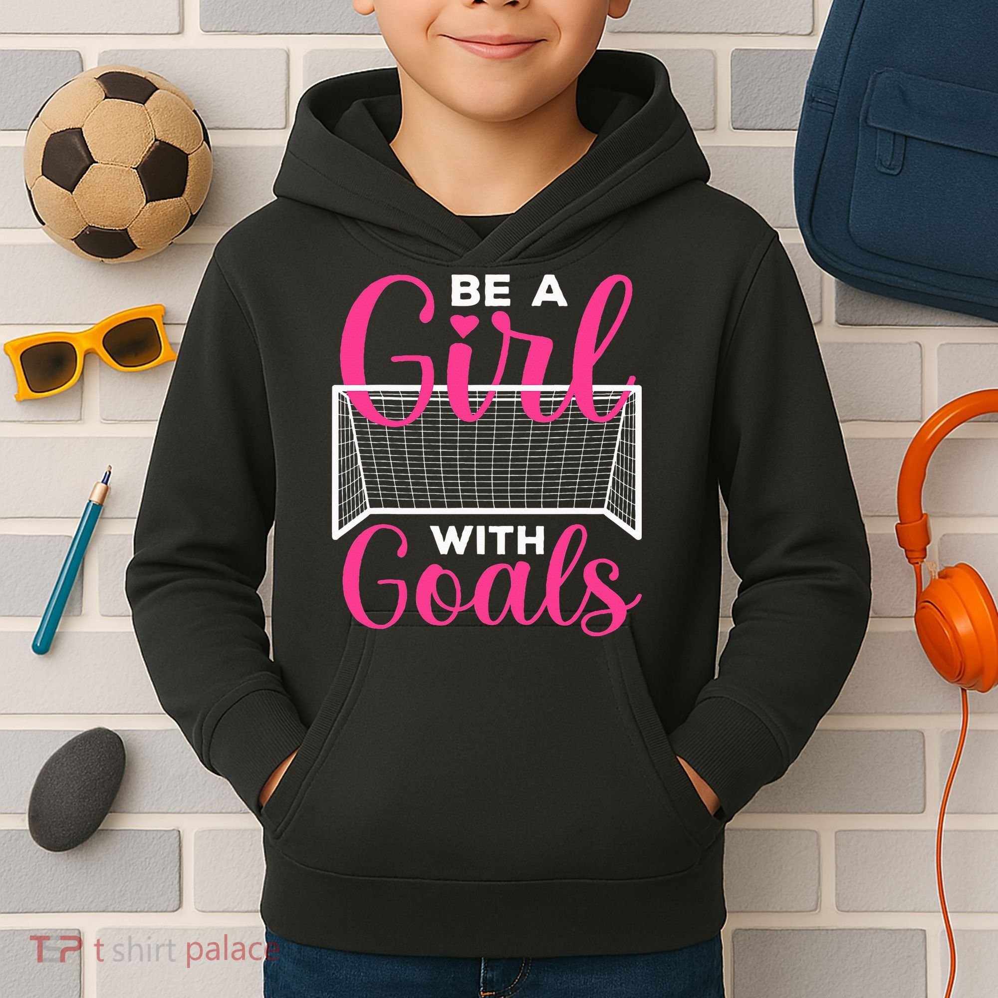 Funny Soccer Art For Soccer Lovers Players Kids Hoodie