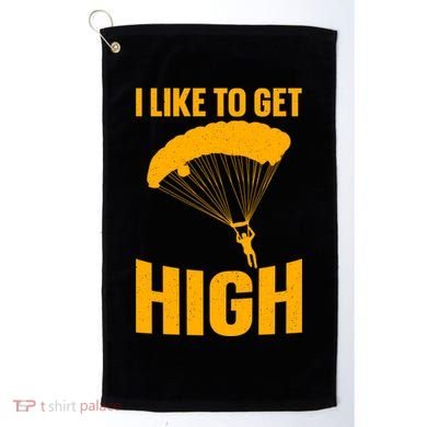 Funny Skydiving Art Skydive Skydiving Skydiver Gift Golf Towel