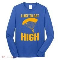 Funny Skydiving Art Skydive Skydiving Skydiver Gift Long Sleeve Shirt thumb 0