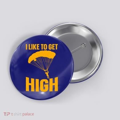 Funny Skydiving Art Skydive Skydiving Skydiver Gift Button
