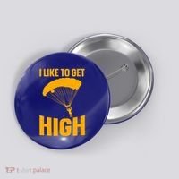 Funny Skydiving Art Skydive Skydiving Skydiver Gift Button thumb 0
