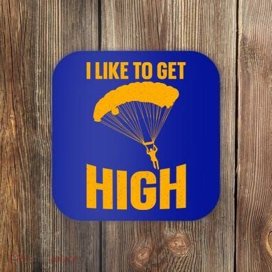 Funny Skydiving Art Skydive Skydiving Skydiver Gift Coaster