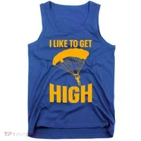 Funny Skydiving Art Skydive Skydiving Skydiver Gift Tank Top thumb 0