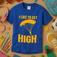 Funny Skydiving Art Skydive Skydiving Skydiver Gift Kids T-Shirt thumb 3