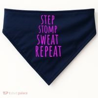 Funny Step Aerobics I love Step Aerobic Step Aerobics USA-Made Doggie Bandana thumb 0