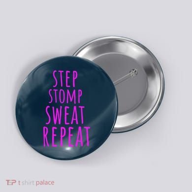 Funny Step Aerobics I love Step Aerobic Step Aerobics Button