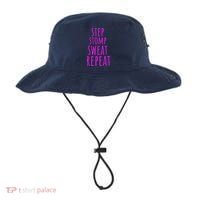 Funny Step Aerobics I love Step Aerobic Step Aerobics Bucket Hat thumb 0
