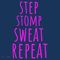 Funny Step Aerobics I love Step Aerobic Step Aerobics Coaster thumb 2
