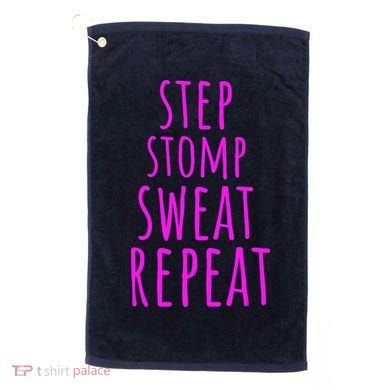 Funny Step Aerobics I love Step Aerobic Step Aerobics Golf Towel
