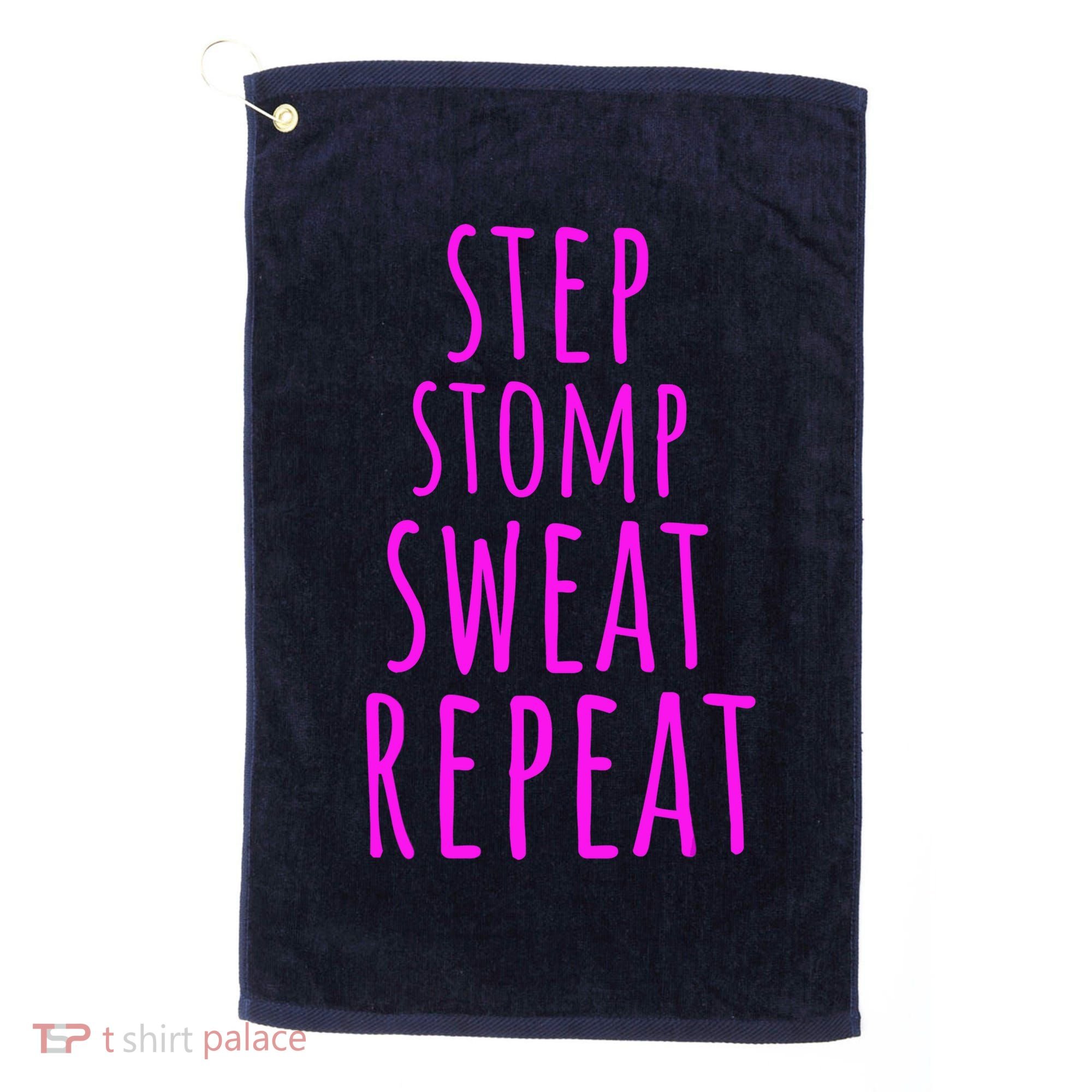 Funny Step Aerobics I love Step Aerobic Step Aerobics Golf Towel