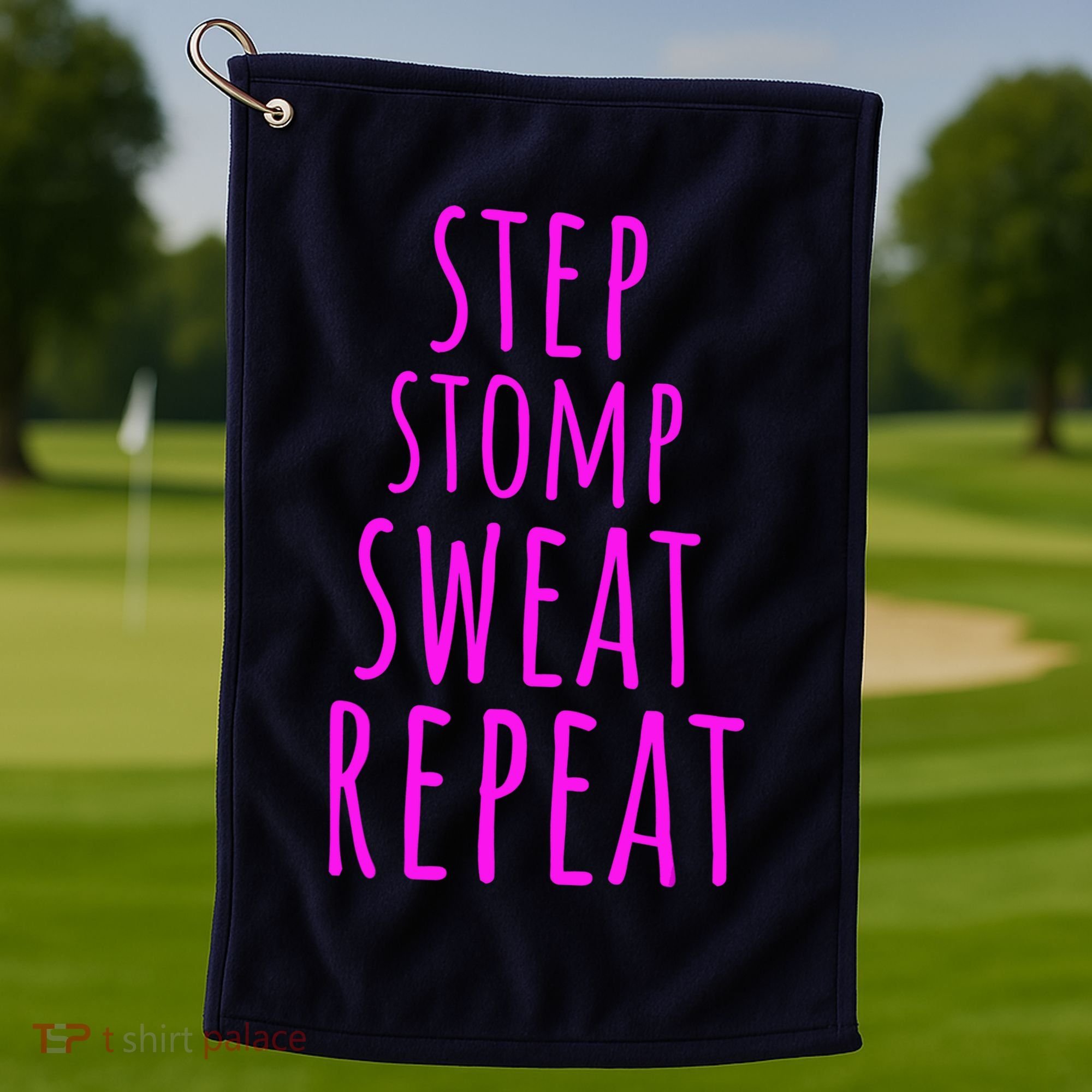 Funny Step Aerobics I love Step Aerobic Step Aerobics Golf Towel