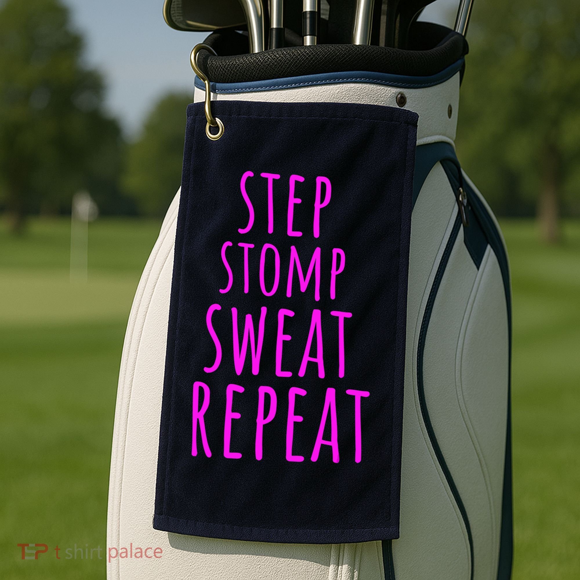 Funny Step Aerobics I love Step Aerobic Step Aerobics Golf Towel