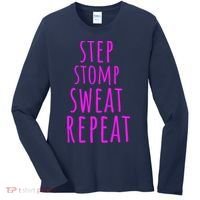 Funny Step Aerobics I love Step Aerobic Step Aerobics Women's Long Sleeve Shirt thumb 0
