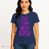 Funny Step Aerobics I love Step Aerobic Step Aerobics Women's T-Shirt thumb 4