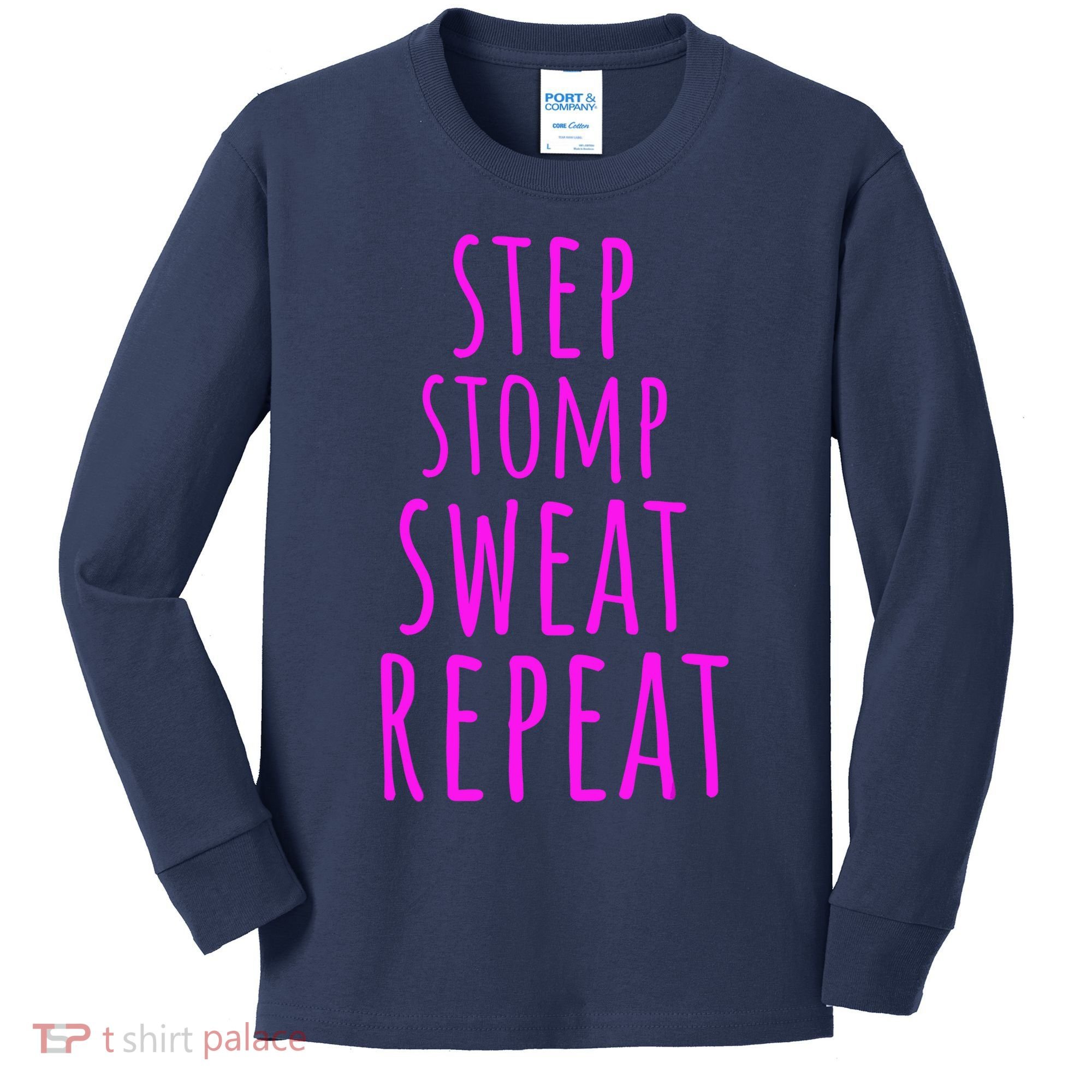 Funny Step Aerobics I love Step Aerobic Step Aerobics Kids Long Sleeve Shirt