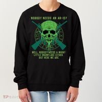 Funny Second Amendment Gun Rights Anti Woke MAGA Conservative Women's Sweatshirt thumb 0