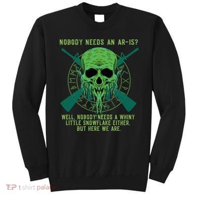 Funny Second Amendment Gun Rights Anti Woke MAGA Conservative Sweatshirt