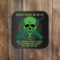 Funny Second Amendment Gun Rights Anti Woke MAGA Conservative Coaster thumb 0