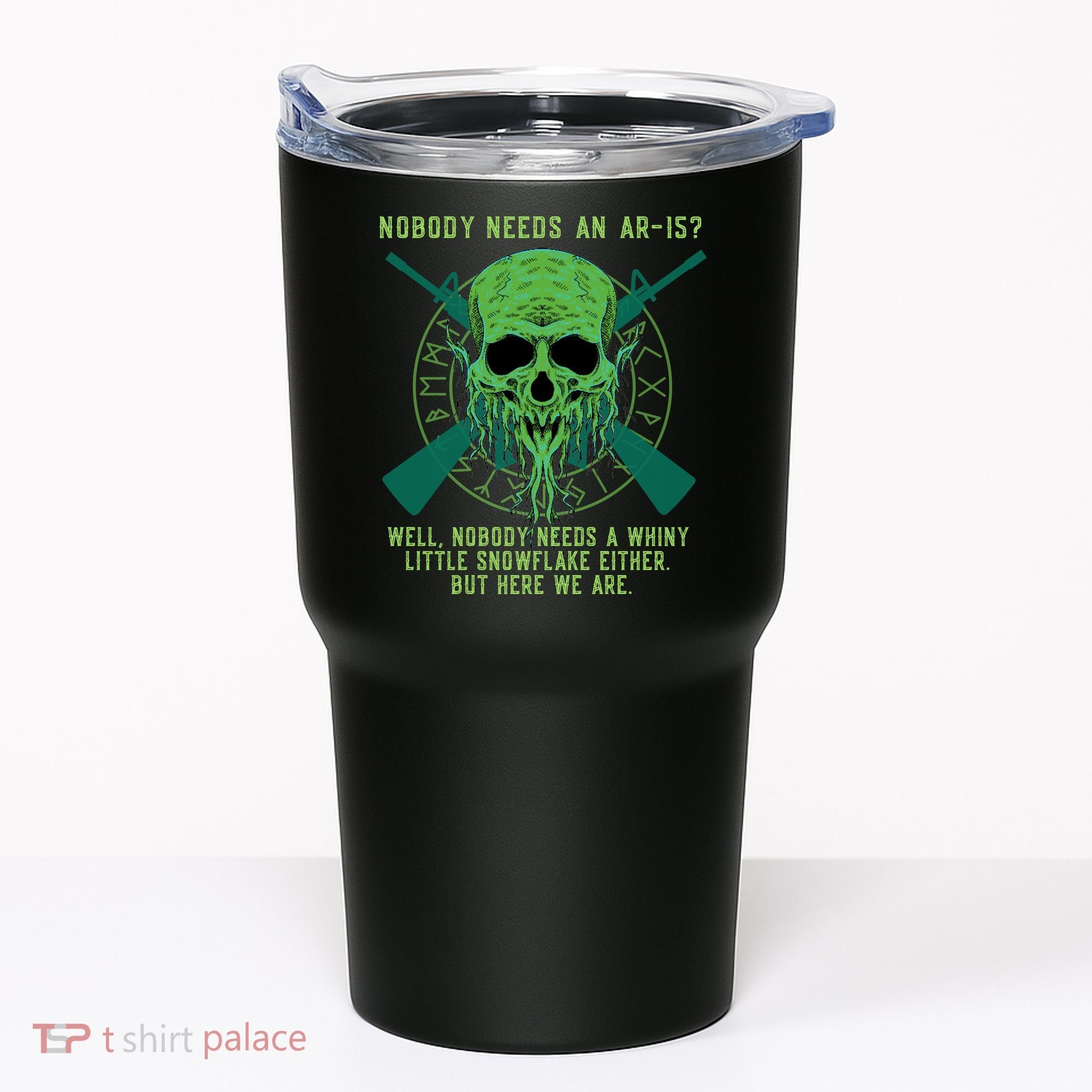 Funny Second Amendment Gun Rights Anti Woke MAGA Conservative Tumbler