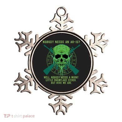 Funny Second Amendment Gun Rights Anti Woke MAGA Conservative Ornament