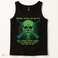 Funny Second Amendment Gun Rights Anti Woke MAGA Conservative Tank Top thumb 2
