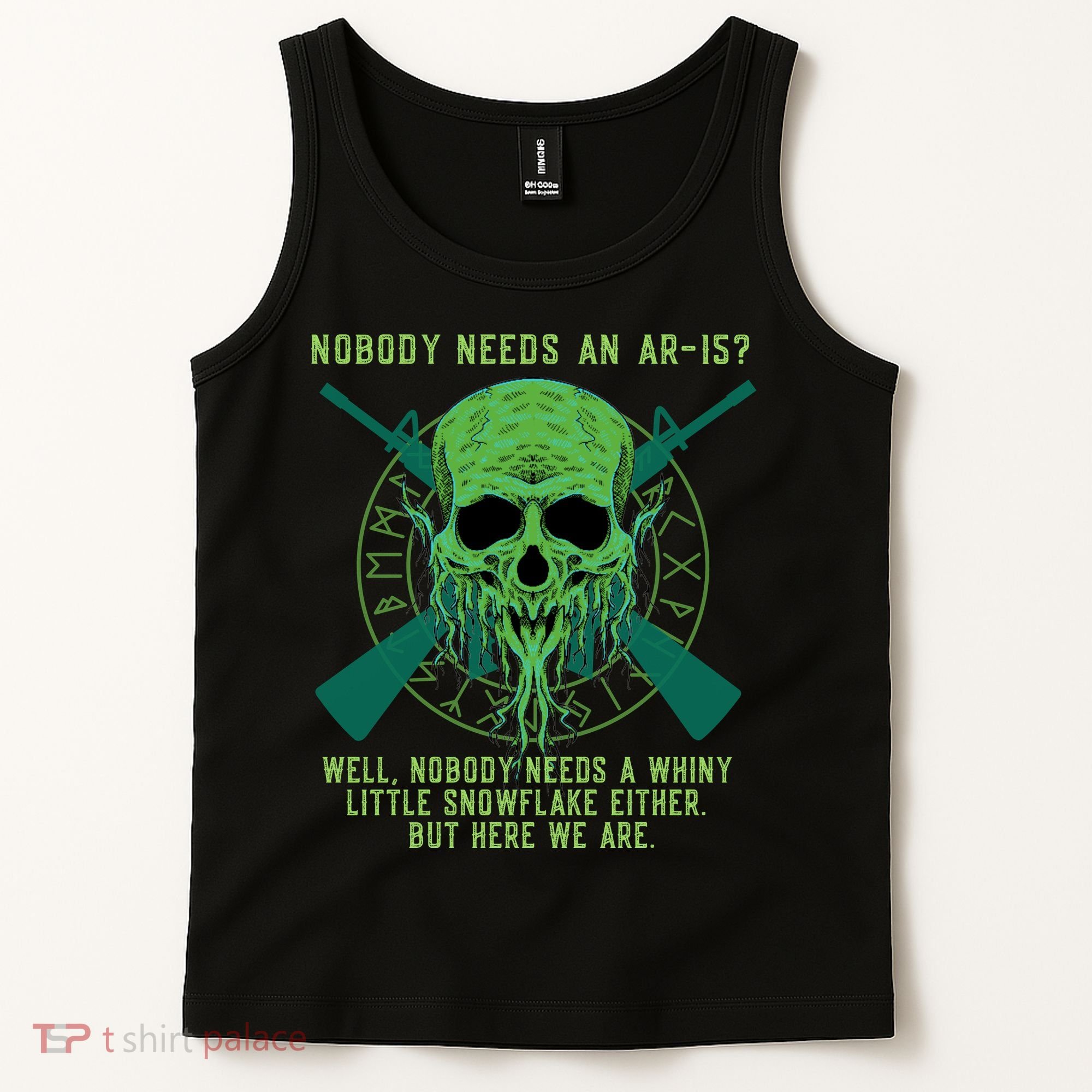 Funny Second Amendment Gun Rights Anti Woke MAGA Conservative Tank Top