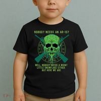 Funny Second Amendment Gun Rights Anti Woke MAGA Conservative Toddler T-Shirt thumb 2