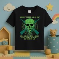 Funny Second Amendment Gun Rights Anti Woke MAGA Conservative Toddler T-Shirt thumb 3