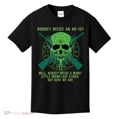 Funny Second Amendment Gun Rights Anti Woke MAGA Conservative Kids T-Shirt