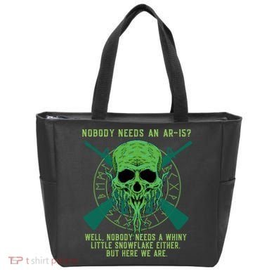 Funny Second Amendment Gun Rights Anti Woke MAGA Conservative Tote Bag