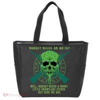 Funny Second Amendment Gun Rights Anti Woke MAGA Conservative Tote Bag thumb 0
