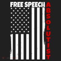 Free Speech Absolutist American Flag Women's Sweatshirt thumb 2