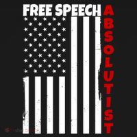 Free Speech Absolutist American Flag Tote Bag thumb 4