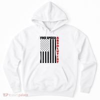 Free Speech Absolutist American Flag Hoodie thumb 0