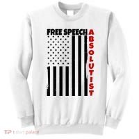 Free Speech Absolutist American Flag Sweatshirt thumb 0