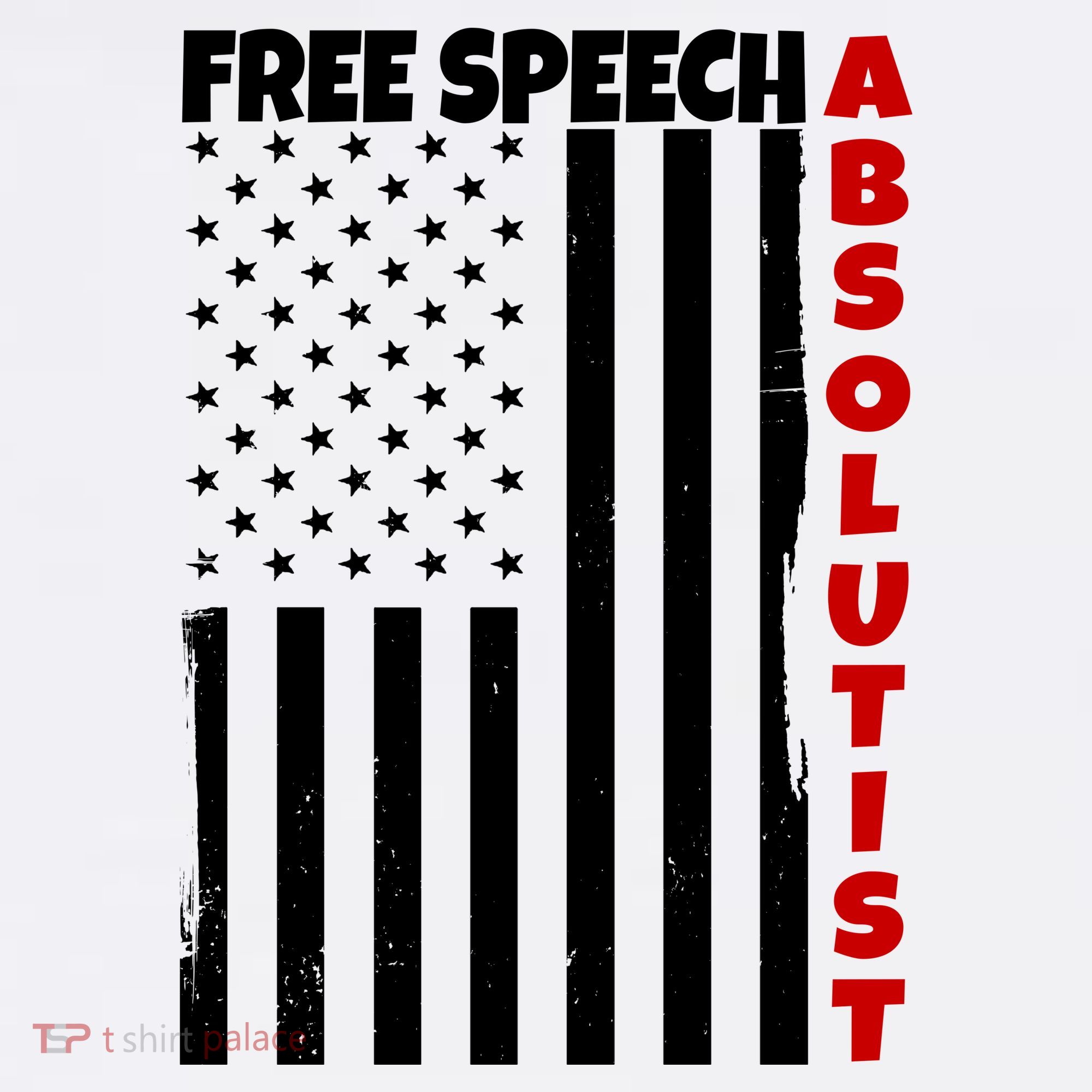 Free Speech Absolutist American Flag Sweatshirt