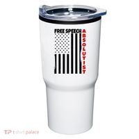 Free Speech Absolutist American Flag Tumbler thumb 0