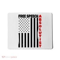 Free Speech Absolutist American Flag Mousepad thumb 0