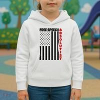 Free Speech Absolutist American Flag Kids Hoodie thumb 3