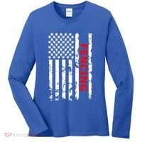 Fencing 'S And 'S Cool Gift Women's Long Sleeve Shirt thumb 0