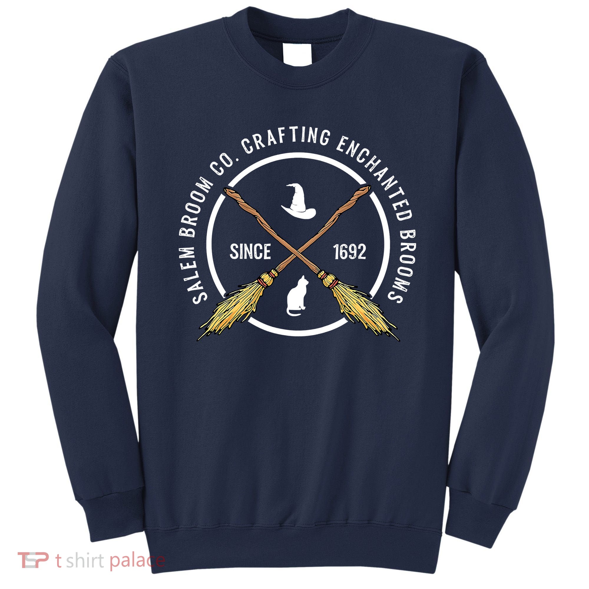 Funny Salem Broom Company For A Witch Fan Halloween Sweatshirt