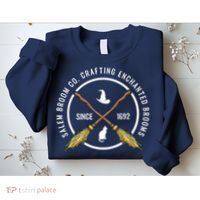 Funny Salem Broom Company For A Witch Fan Halloween Sweatshirt thumb 2